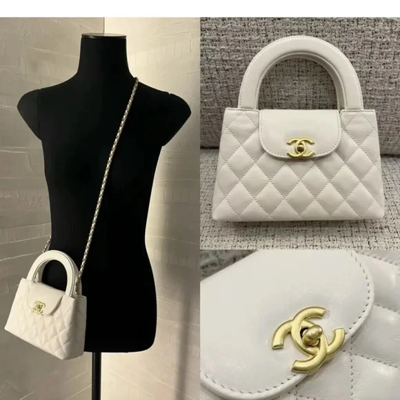 Chanel Ivory Quilted Mini Bag - Picture 1 of 4